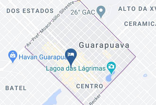 Guarapuava - Kuster Hotel Guarapuava Maps