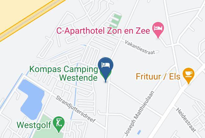 West Flanders - Kustpark Strand Westende Maps