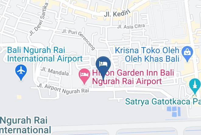 Badung Regency - Kuta Airport Insta Hotel Maps