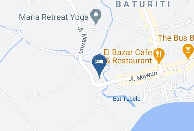 Central Lombok Regency - Kuta Indah Hotel Maps