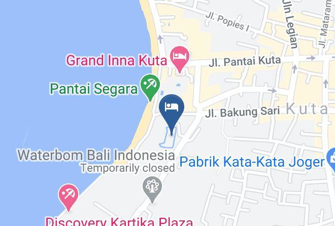 Badung Regency - Kuta Paradiso Hotel Maps