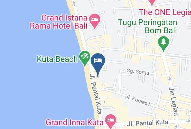 Badung Regency - Kuta Seaview Boutique Resort Maps