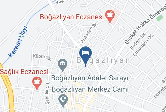 Bogazliyan - Kutay Otel Maps