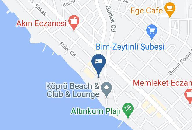 Edremit - Kutlugun Sahil Otel Maps