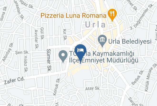 Urla - Kutlukaya Butik Otel Maps