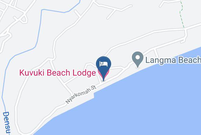 Awutu Efutu Senya - Kuvuki Beach Lodge Maps