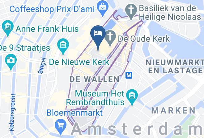 Amsterdam - Kuwadro B&b Amsterdam Centrum Maps