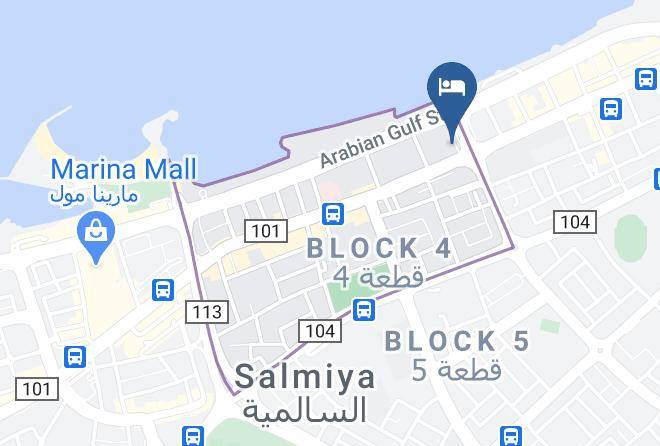 Kuwait Palace Hotel Map