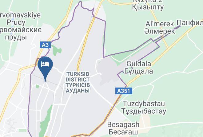 Almaty City - Kuze Hotel Maps