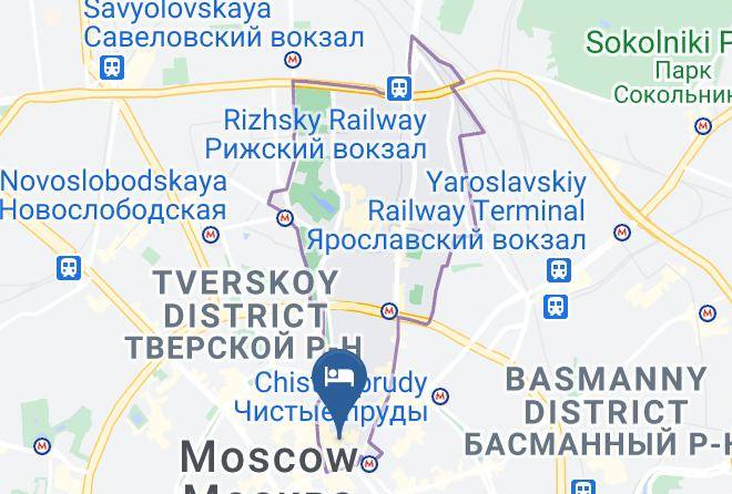 Moscow - Kuznetskiy Hotel Maps