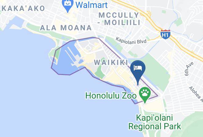 Honolulu - Kv1006a Waikiki 2450 Prince Edward St Honolulu Maps