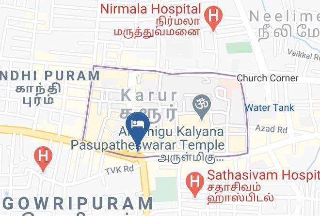 Karur - Kvr Hotels Maps