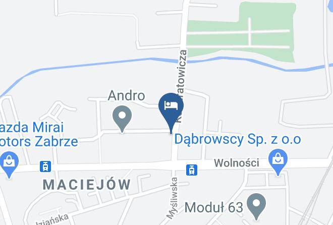 Zabrze - Kwatery Dla Firm Zabrze Maciejow Maps