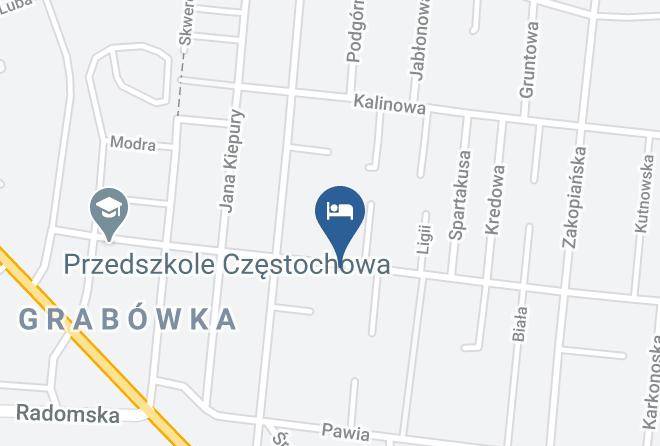 Czestochowa - Kwatery Pracownicze Czestochowa Maps