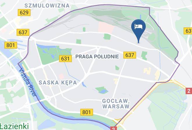 Warsaw - Kwatery Pracownicze Warszawa Praga Poludnie Maps