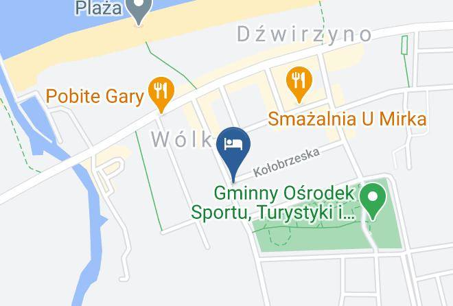 Kwatery Prywatne Dzwirzyno Map