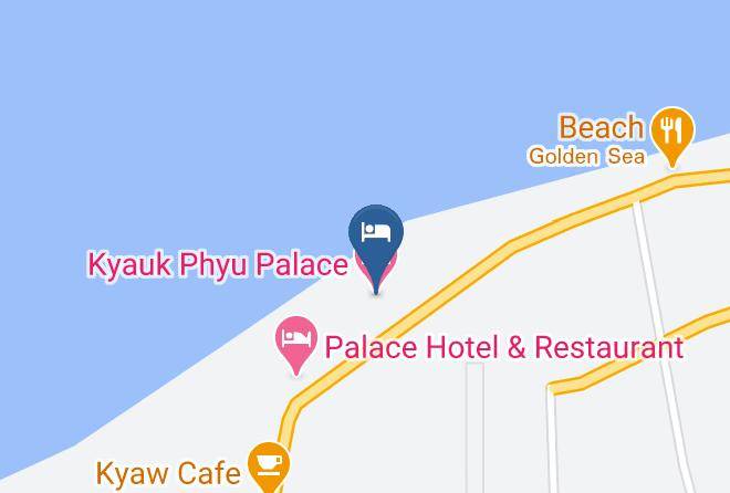 Kyaukpyu - Kyauk Phyu Palace Hotel Maps