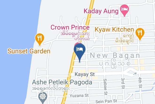 Nyaung U - Kyaw Hotel Maps