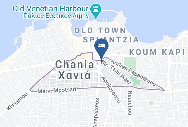 Khania - Kydon The Heart City Hotel Maps