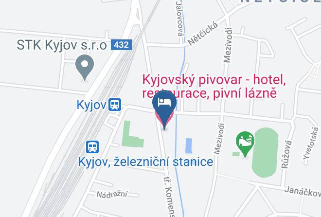 Hodonin - Kyjovsky Pivovar Hotel Restaurace Pivni Lazne Maps