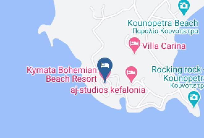Kefallinia - Kymata Bohemian Beach Resort Maps