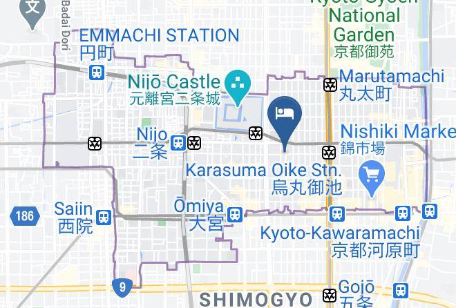 Kyo Machiya Miyabi Miyaki Tei Map