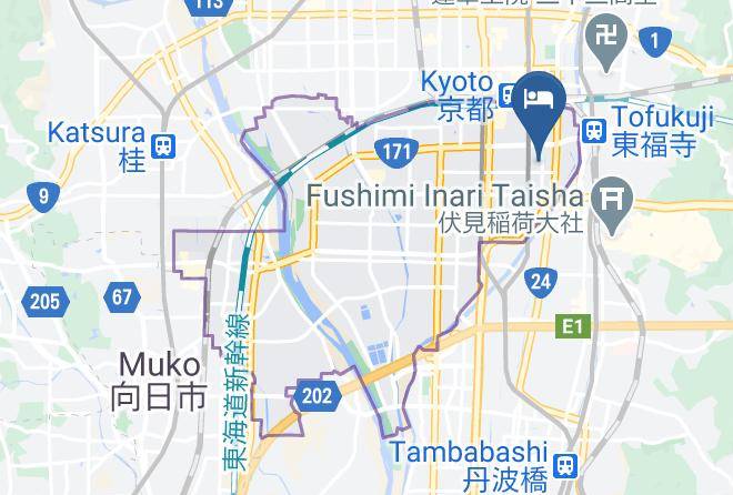 Kyoto City Minami Ward - Kyoenkan Maps