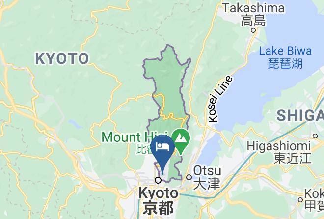 Kyoto City Sakyo Ward - Kyo Machiya Shogoin Maps