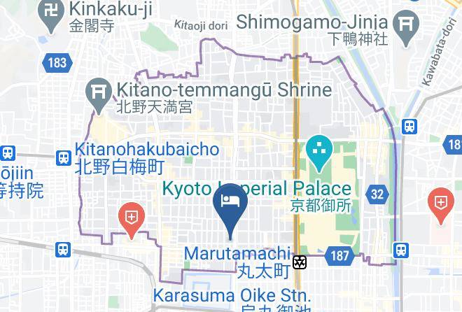 Kyoto City Kamigyo Ward - Kyomurasaki Maps