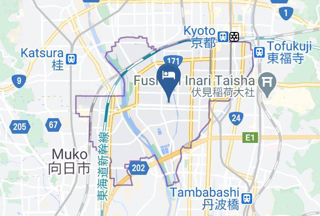 Kyoto City Minami Ward - Kyoto Eki Minami Kyoto Station Maps