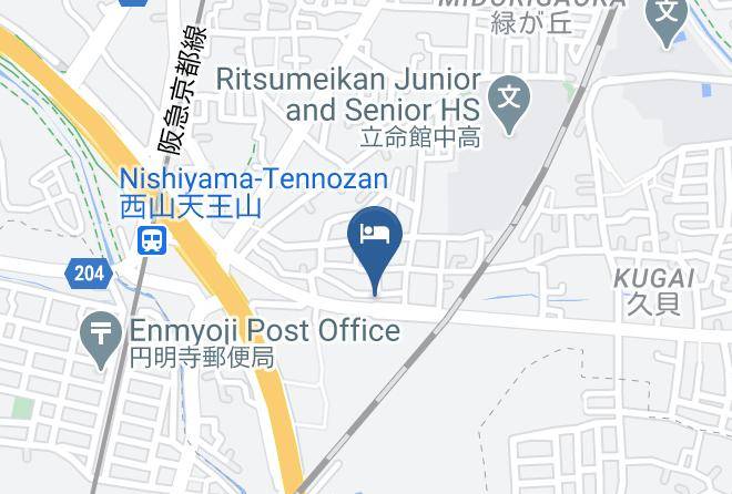 Nagaokakyo City - Kyoto Guest Inn Nagaokakyo Maps