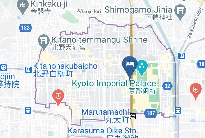 Kyoto Heian Hotel Map
