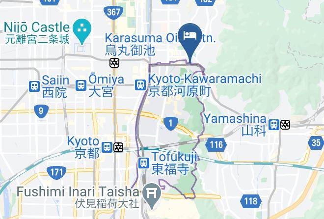 Kyoto City Higashiyama Ward - Kyoto Higashiyama With Maps