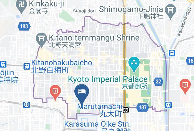 Kyoto Nijo Ohan Map