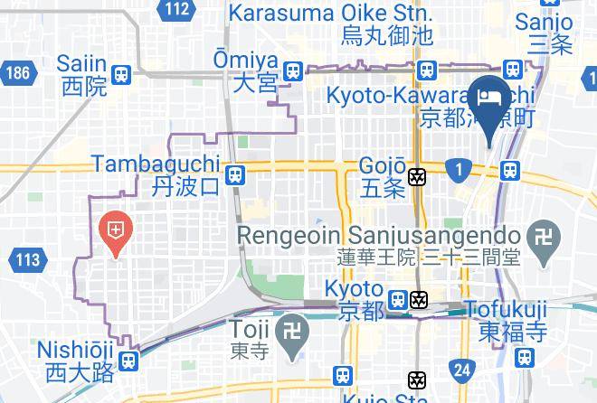 Kyoto City Shimogyo Ward - Kyoto Rich Hotel Maps