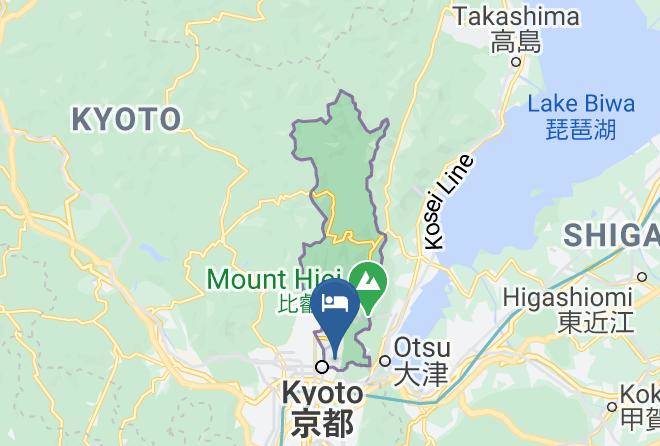 Kyoto City Sakyo Ward - Kyoto Shirakawain Maps