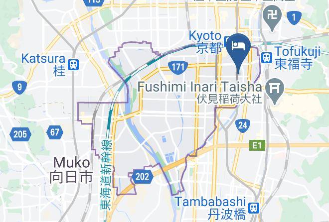 Kyoto Universal Hotel Karasuma Map - Kyoto Pref - Kyoto City Minami Ward