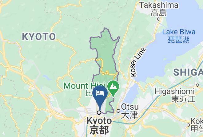Kyoto City Sakyo Ward - Kyoto Urushiro Wakasaya Maps