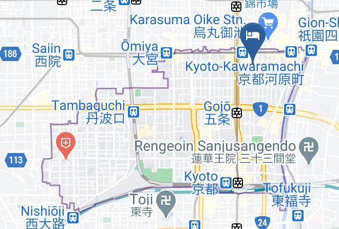 Kyoto City Shimogyo Ward - Kyotomiyabiro Maps