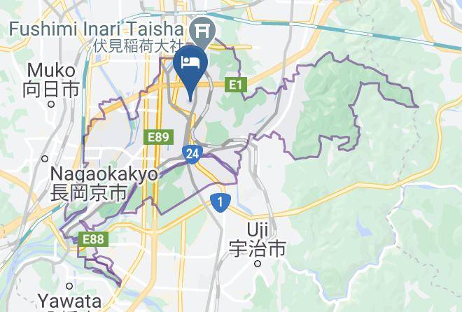 Kyoto City Fushimi Ward - Kyotoya Tsukinoyu Bettei Maps