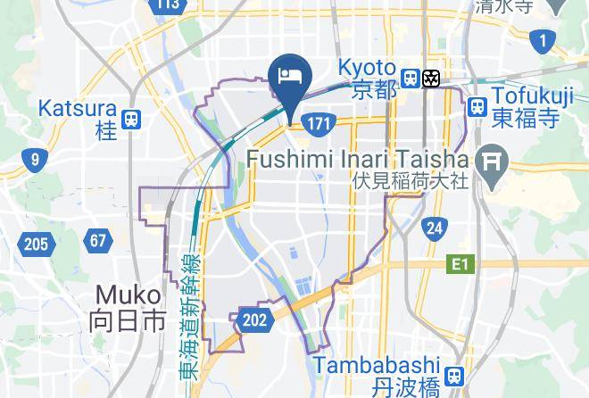Kyoto City Minami Ward - Kyougetsu An Maps