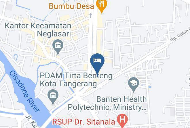 Kota Tangerang - Kyriad Airport Hotel Jakarta Maps