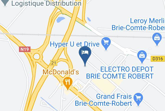 Seine Et Marne - Kyriad Brie Comte Robert Maps