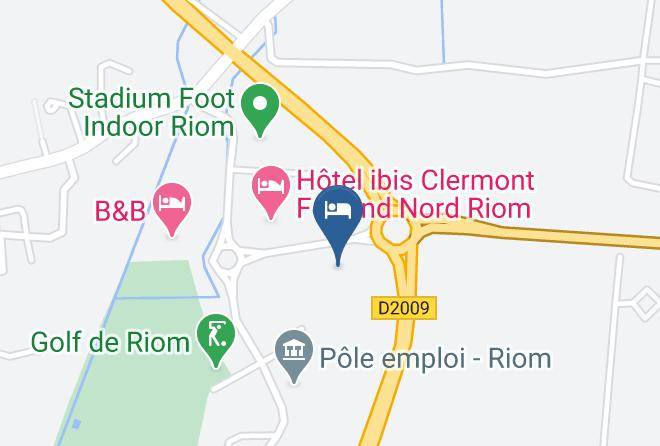 Puy De Dome - Kyriad Clermont Ferrand Nord Riom Maps
