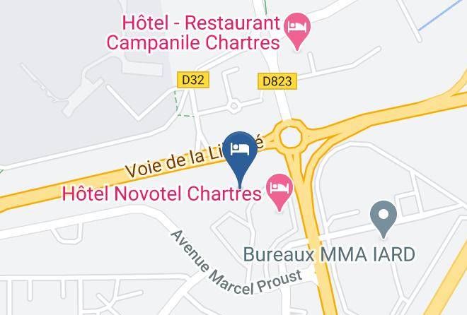 Eure Et Loir - Kyriad Direct Chartres Est Maps