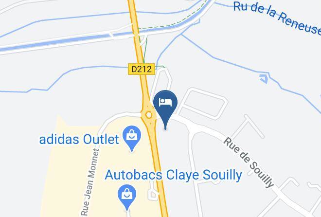 Seine Et Marne - Kyriad Direct Claye Souilly Roissy Cdg Maps