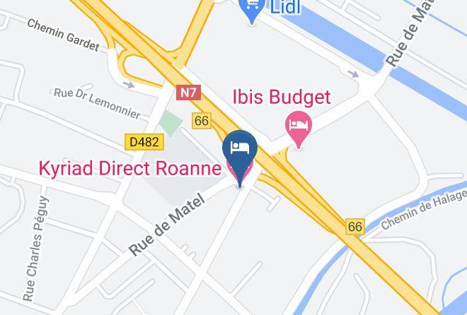 Loire - Kyriad Direct Roanne Maps