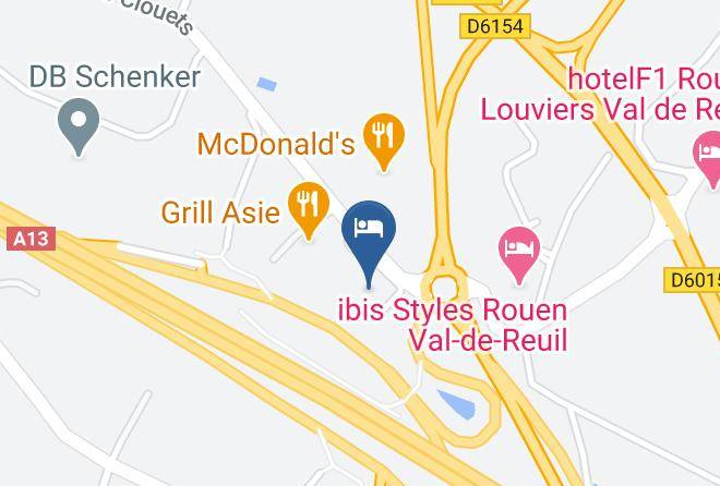 Eure - Kyriad Direct Rouen Sud Val De Reuil Maps