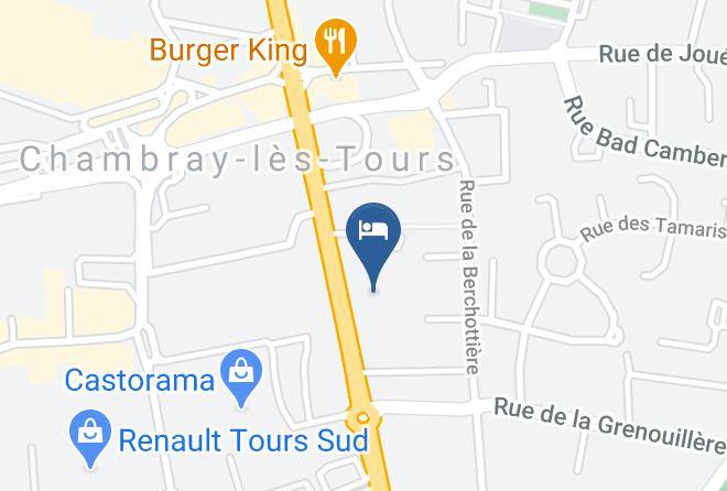 Indre Et Loire - Kyriad Direct Tours Sud Chambray Les Tours Maps