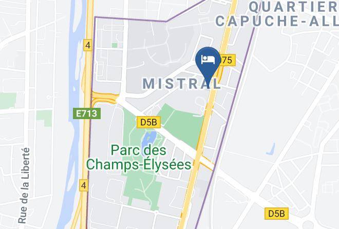 Kyriad Grenoble Centre Map